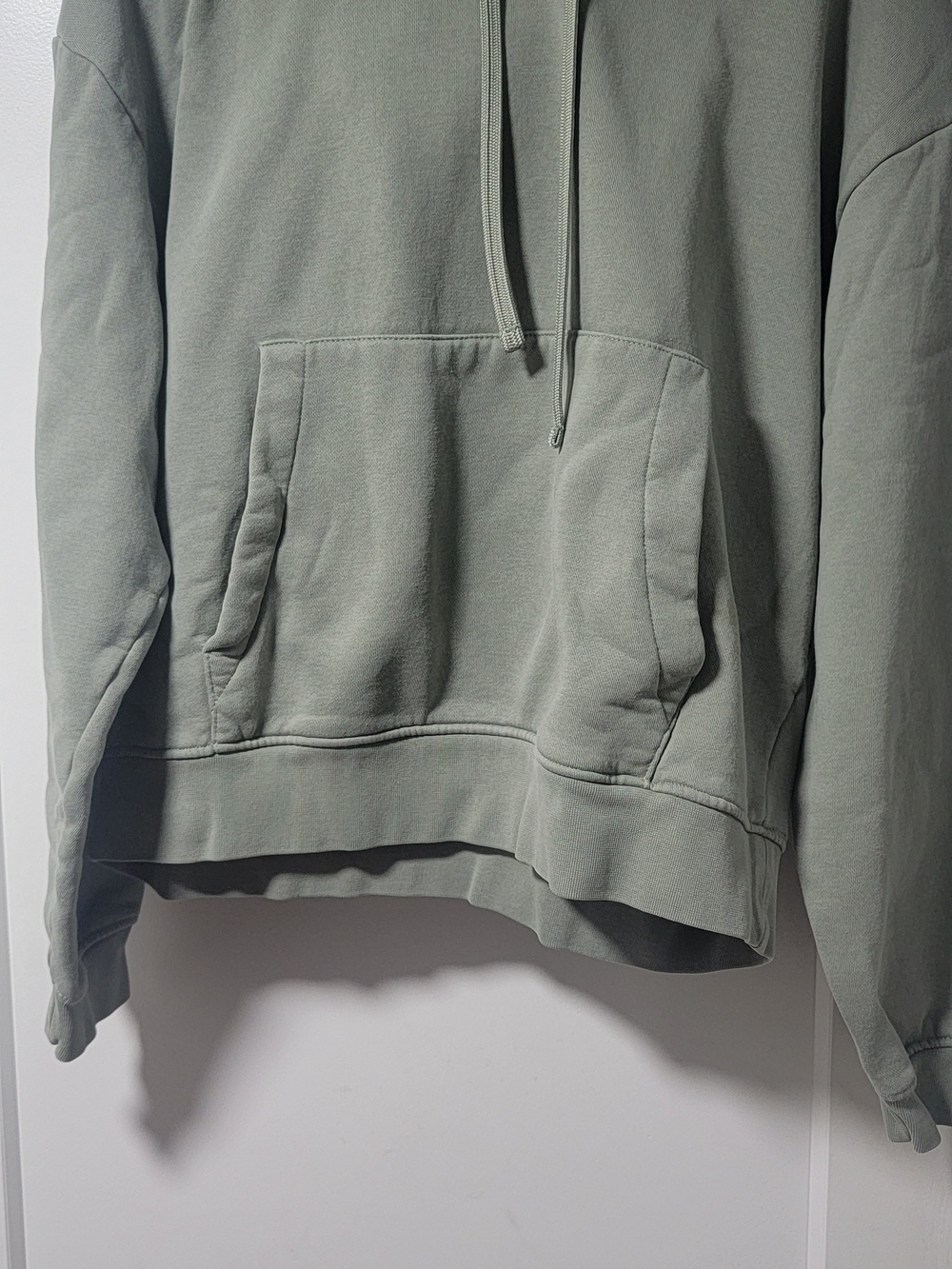 Zara Women's Sage Green Pullover Hoodie